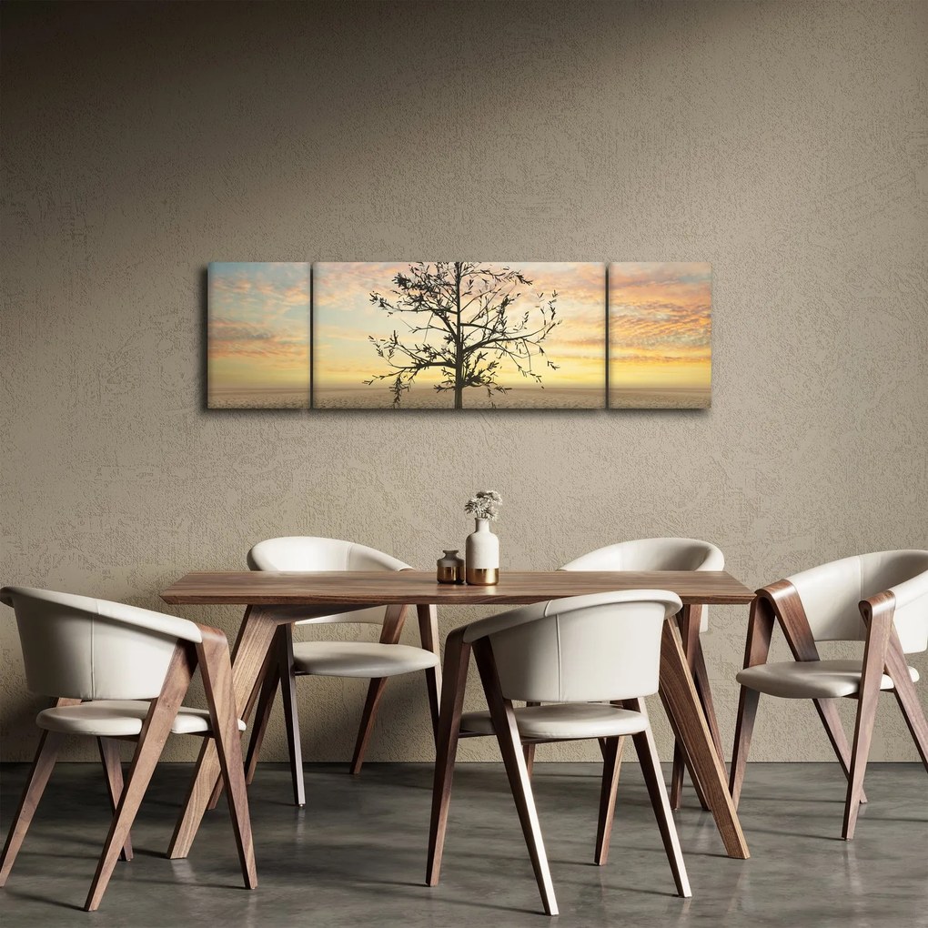 Obraz - Drzewo na pustyni (170x50 cm)