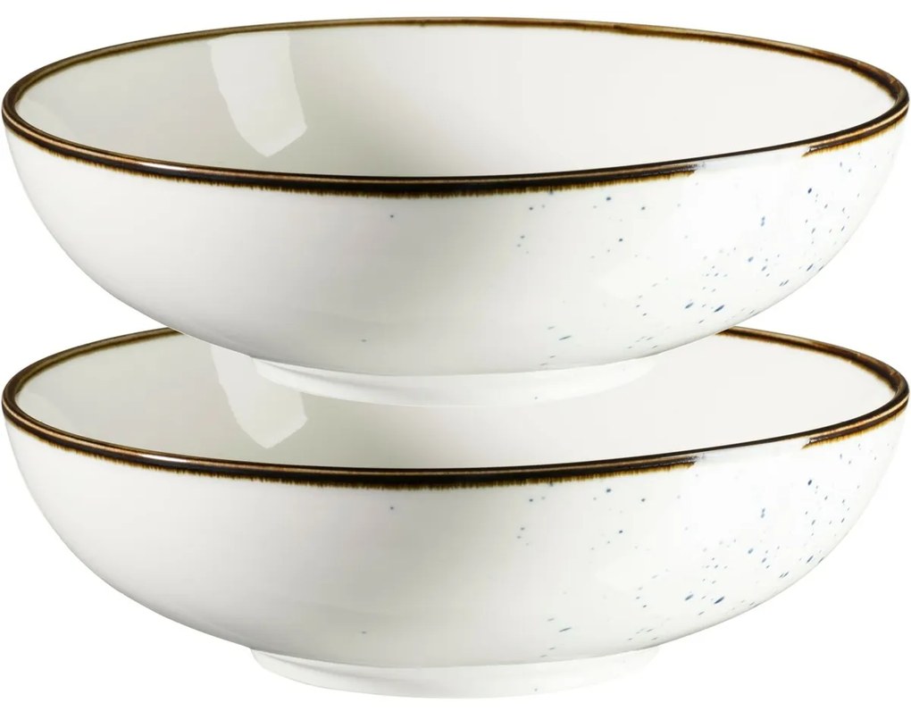 Mäser 2-częściowy zestaw misek Pintar Białeniebieskie kropki 22 cm