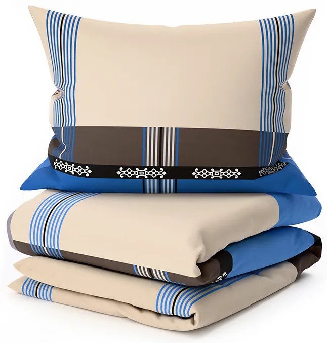 PrzytulneMieszkanie.pl PrzytulneMieszkanie.pl Bawełniana pościel DANIELA niebieska