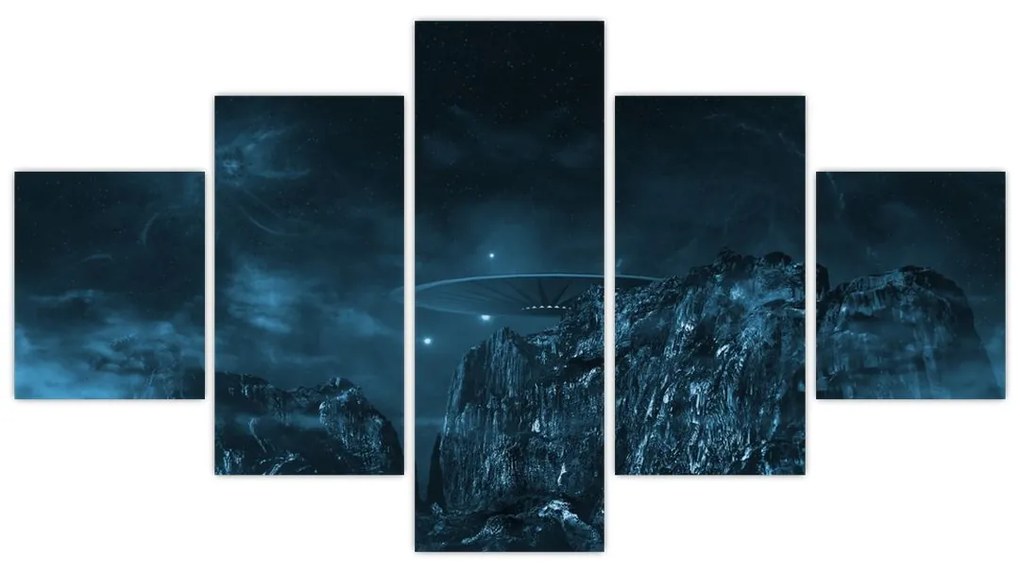 Obraz - Misja obcych (125x70 cm)