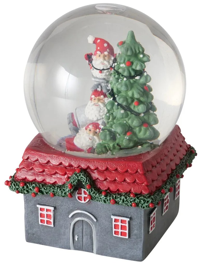 Kula śnieżna z domkiem MONTI, Ø10 cm