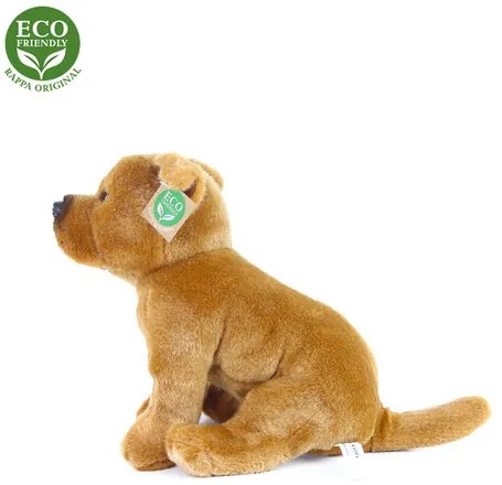 Rappa Pluszowy pies Stratfordshire Bull Terrierbrązowy, 30 cm