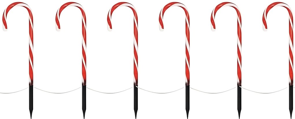 Zestaw 4 lamp świątecznych, 47 cm