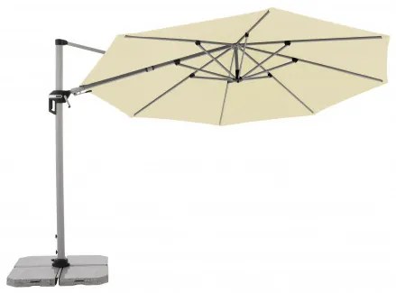ACTIVE 370 cm - wahadłowy parasol ogrodowy z drążkiem bocznym : Substancja Desen - 820