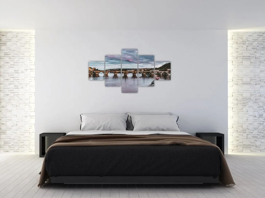 Obraz Mostu Karola (125x70 cm)