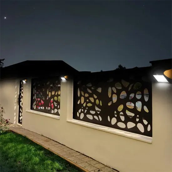 Czarny kinkiet solarny - 3.2W D9-A41