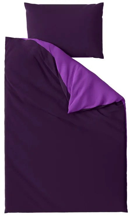 PrzytulneMieszkanie.pl PrzytulneMieszkanie.pl Bawełniana pościel VIOLETTA fioletowa Rozmiar pościeli: 70 x 90 cm | 140 x 200 cm