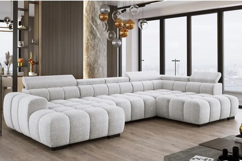 Narożnik BULL XL Prawostronny z elektryczną funkcją regulacji tkanina Eden 17 WERSAL