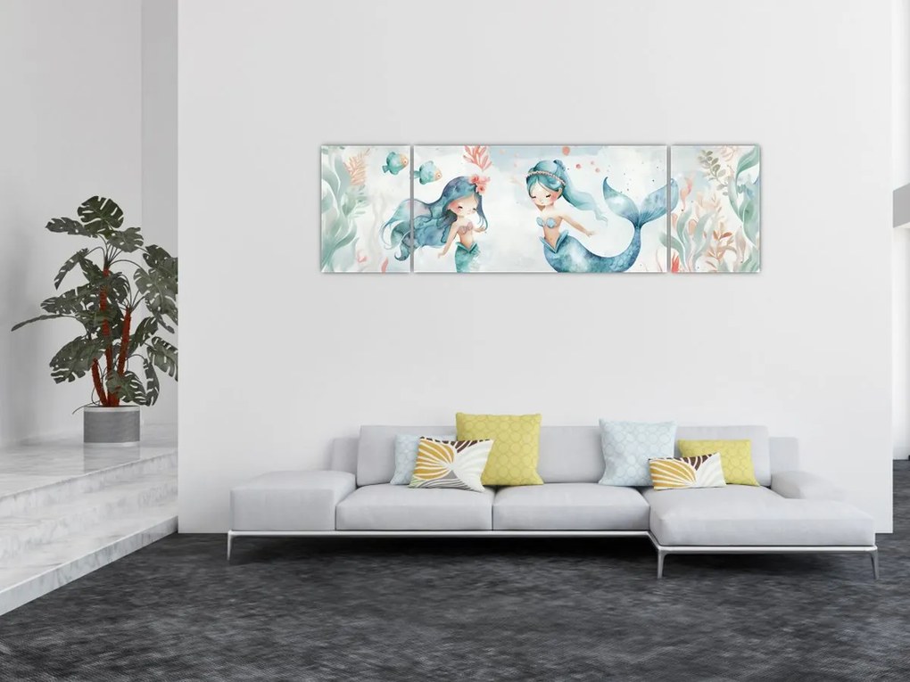 Obraz - Syreny (170x50 cm)