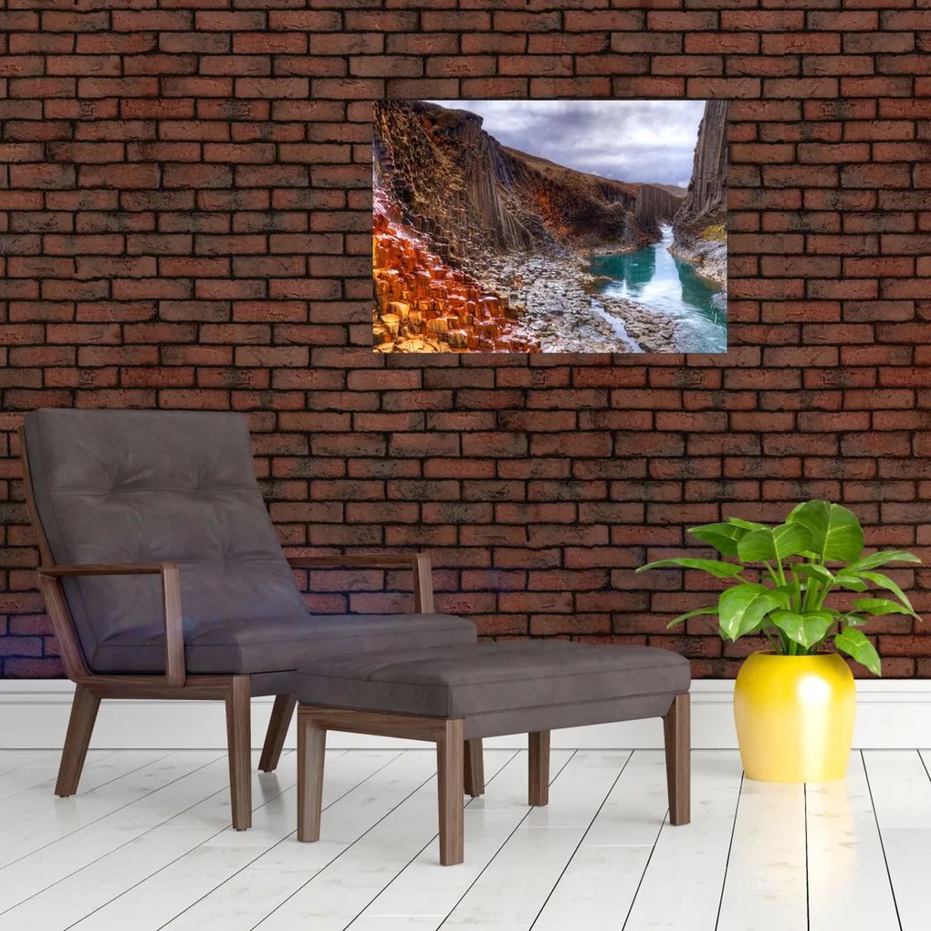 Obraz - Kanion Studlagil (70x50 cm)