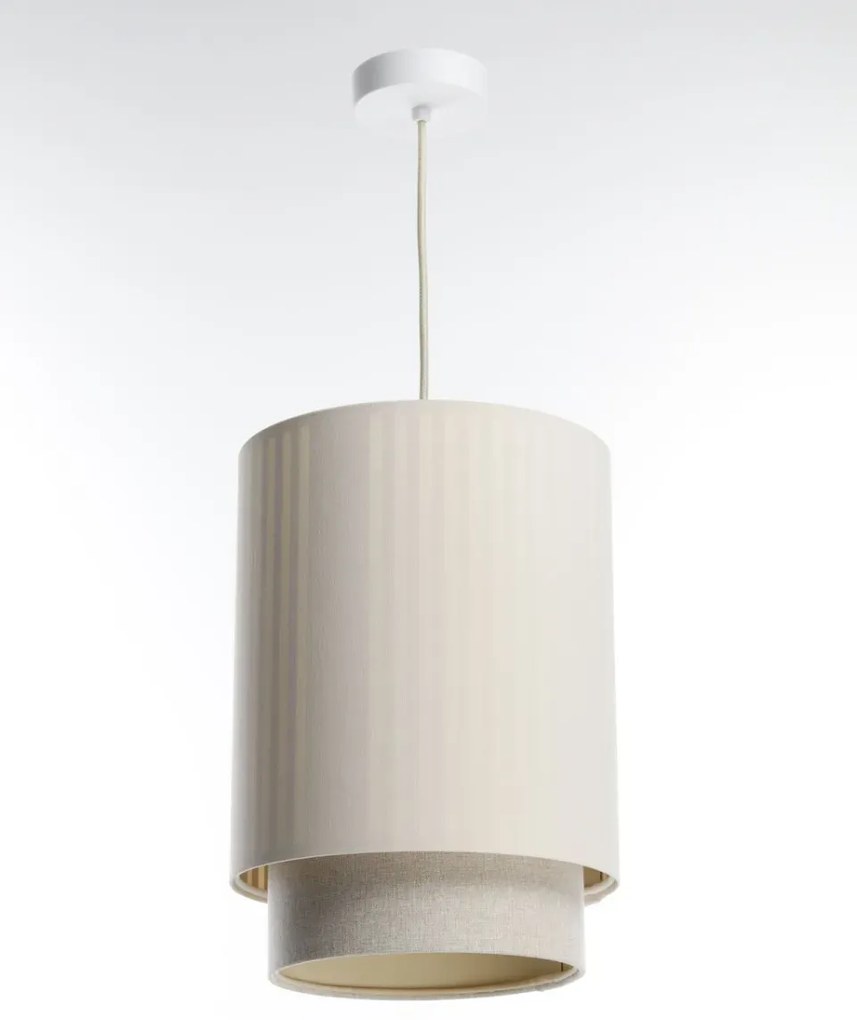 Lampa wisząca DUO LAMI LINE 25 kremowa BPS KONCEPT