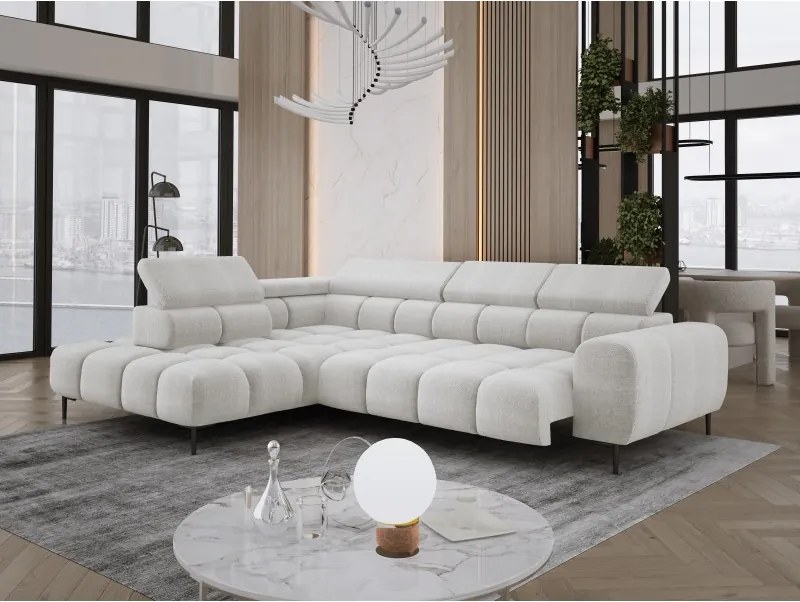 Narożnik PLAZA L Lewostronny w tkaninie EDEN 01 WERSAL