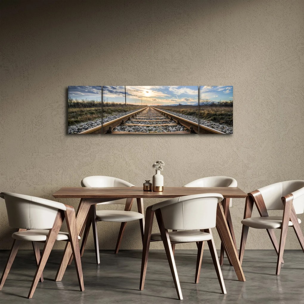 Obraz - Tory (170x50 cm)