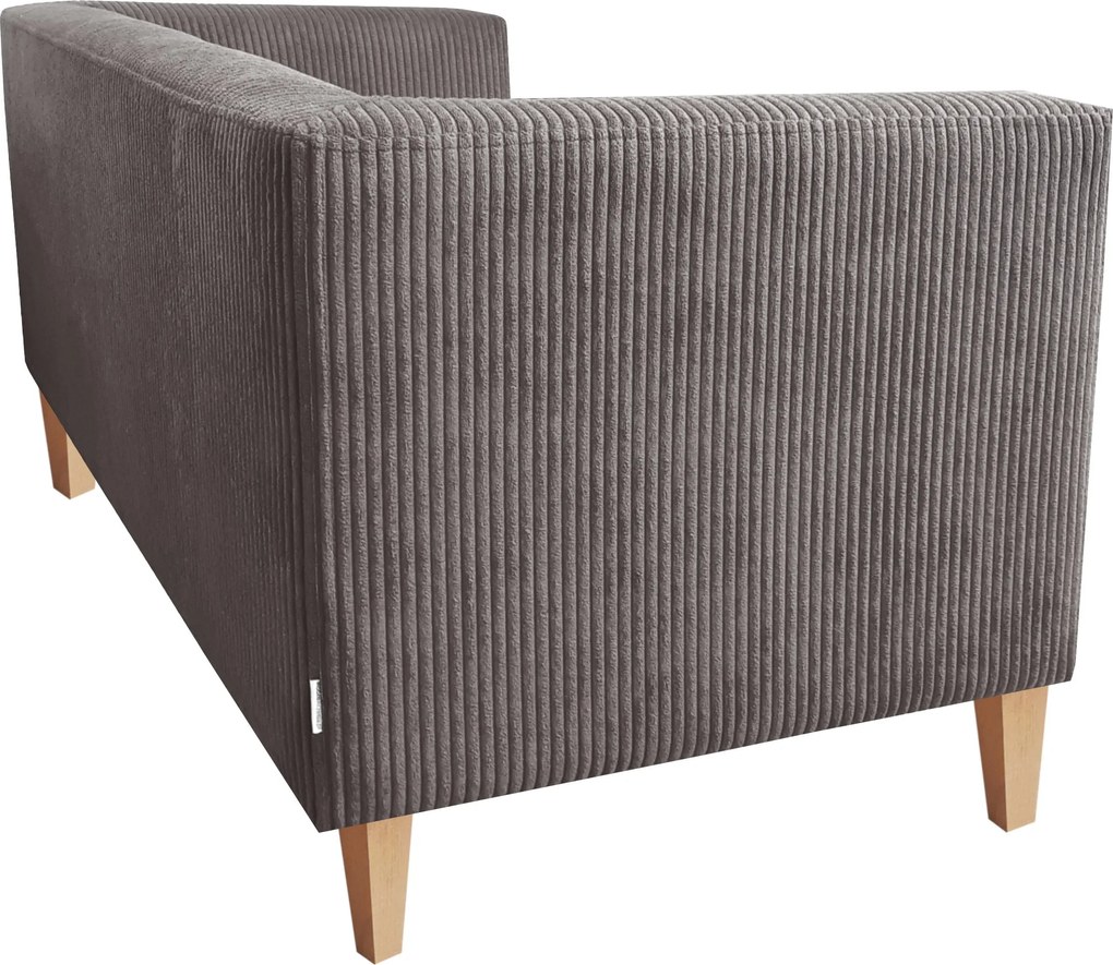Sofa Monaco : Kolor nogi - Drewno, Kolor tkaniny - Kronos22/Poso22, Typ tkaniny - Kronos/Poso, Wysokość nogi - 15 cm