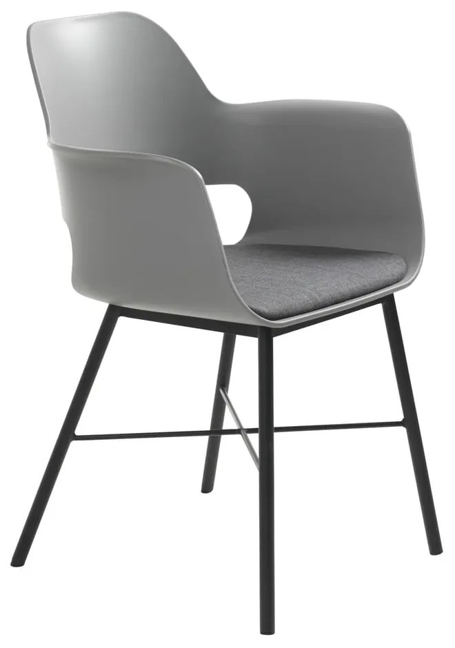 Szare krzesło Unique Furniture Wrestler