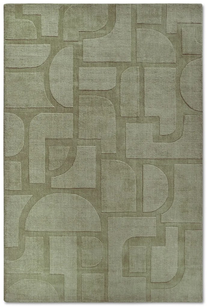 Dywan wełniany Villeroy &amp; Boch Alexis zielony 80 cm x 150 cm
