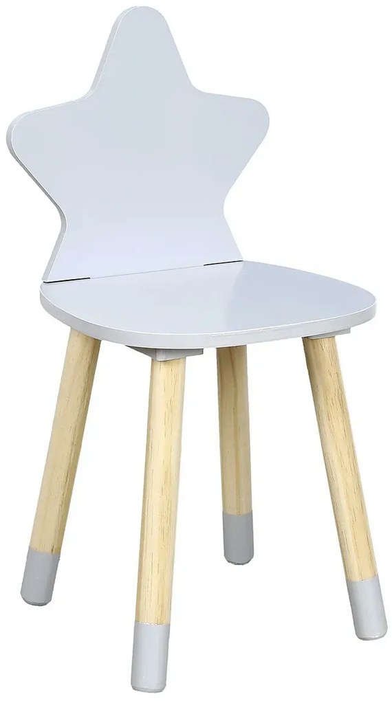Szare krzesło dziecięce gwiazda K9-L24
