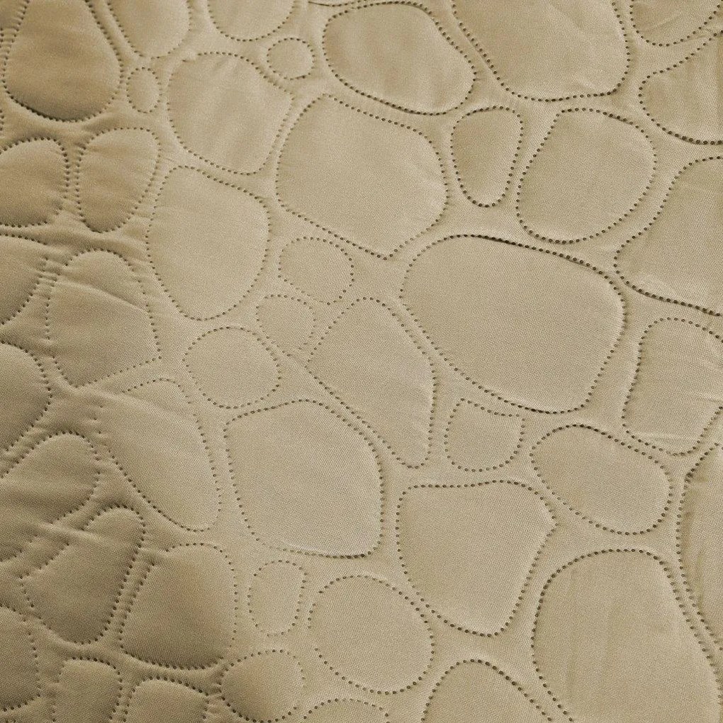 Beżowa narzuta na łóżko STONE Rozmiar: 170 x 210 cm