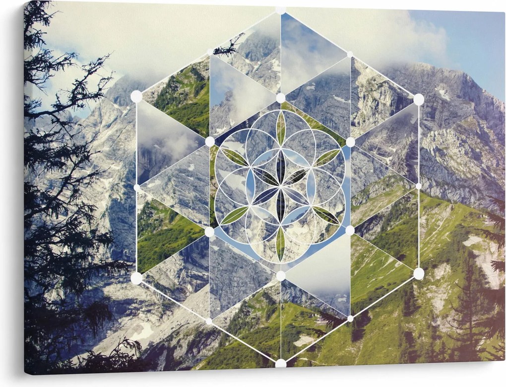 Obraz - Figura geometryczna (70x50 cm)