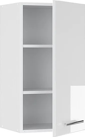 Szafka ścienna biały wysoki połysk 40x34.1x72 fame-line