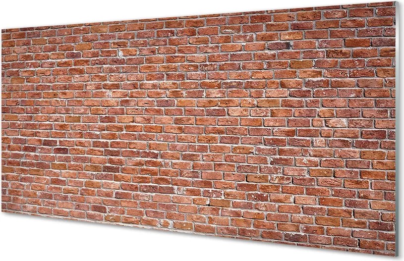 Panel szklany do Kuchni Ceglany Detal Architektoniczny