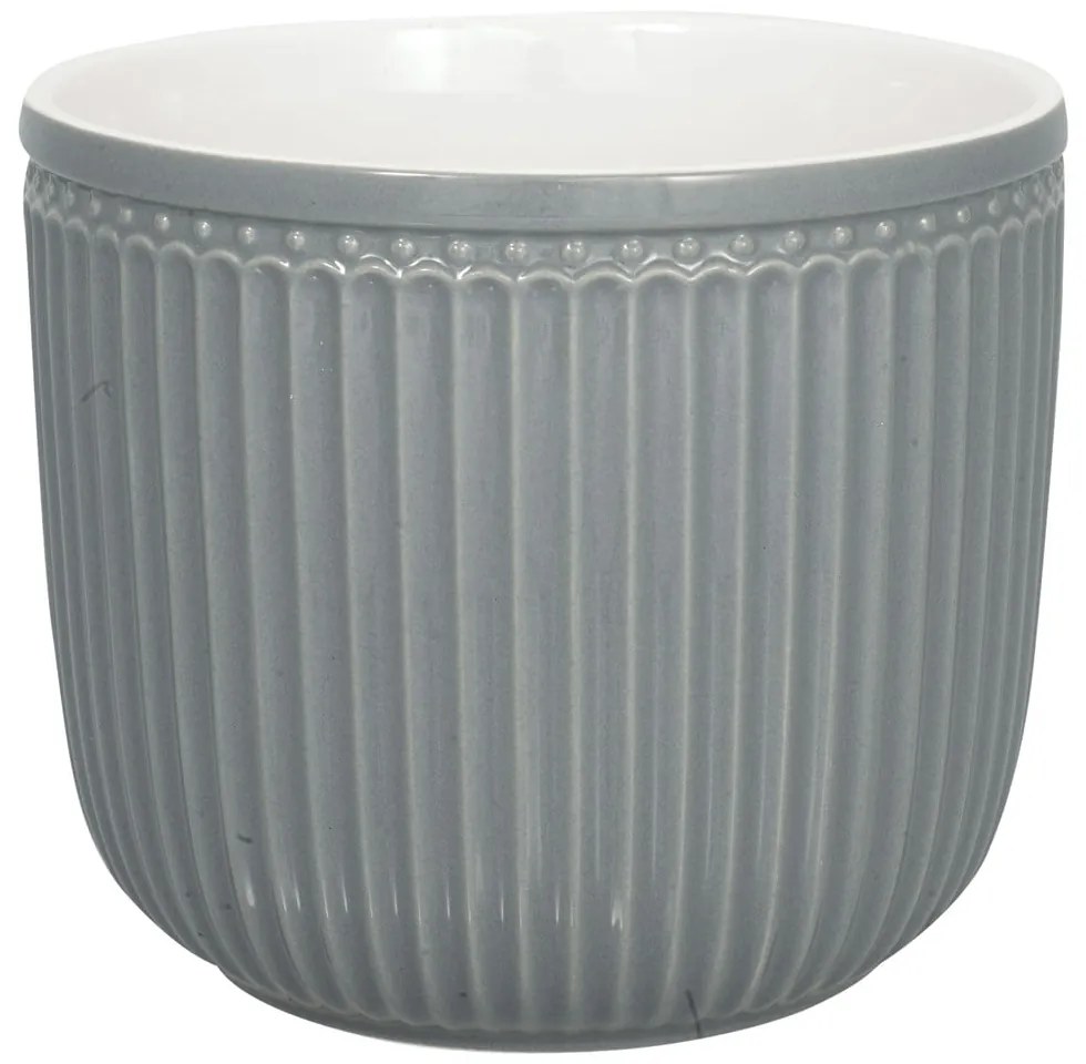 Szara ceramiczna doniczka Green Gate Alice, ø 16 cm