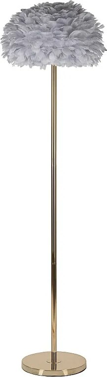 Lampa podłogowa Feathers Slim Szara Cm Ø43X170