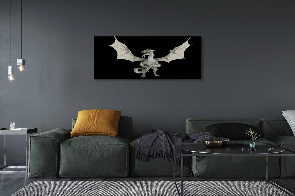 Zdjęcie na płótnie Biały Smok