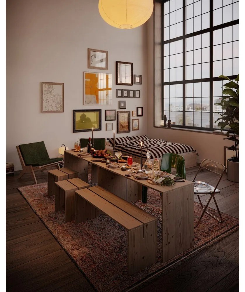 Ławka w naturalnym kolorze Join-In – Karup Design