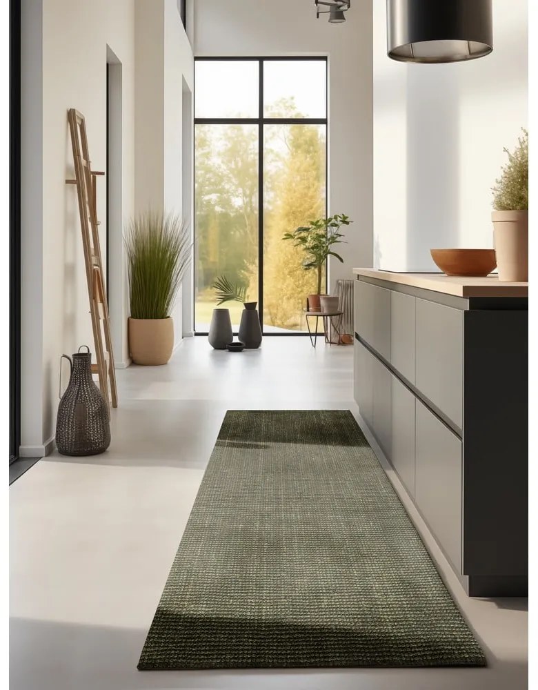 Chodnik z juty w kolorze khaki 80x200 cm Bouclé – Hanse Home