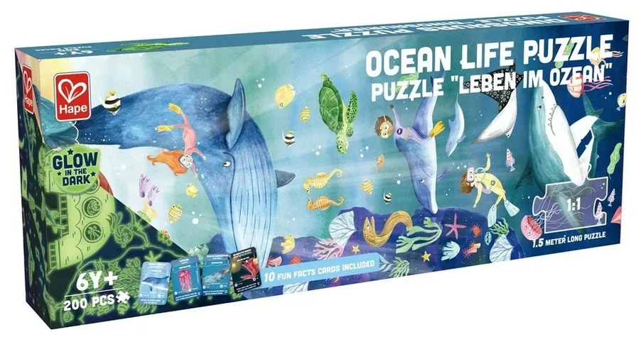 Hape Puzzle - Życie w oceanie, długość 1,5 m