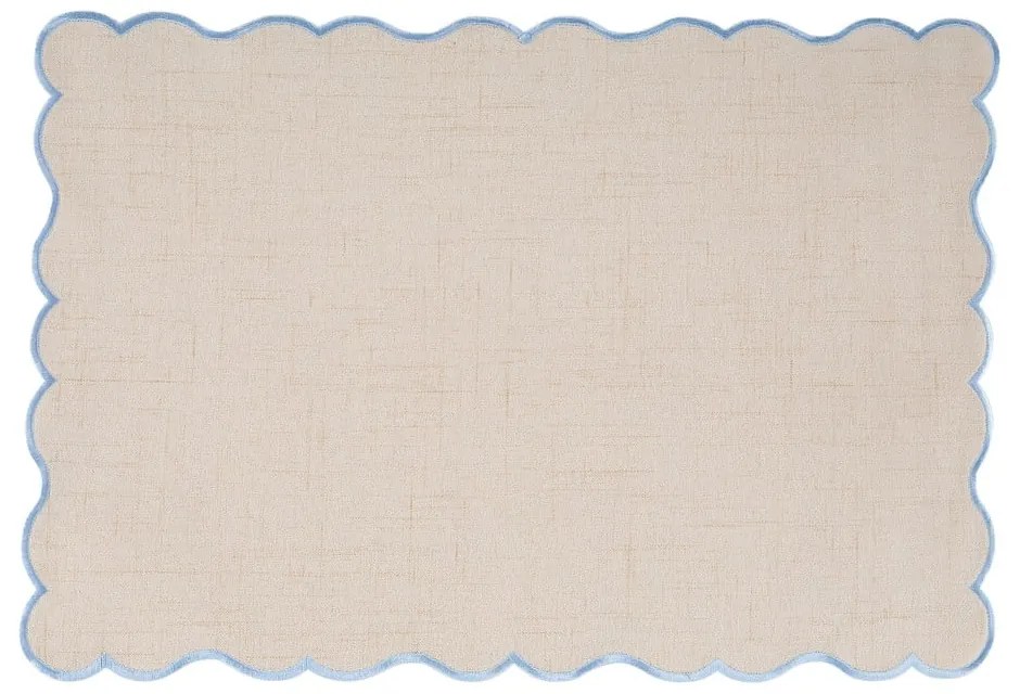 Mata stołowa z mieszanki lnu 30x43 cm Noura – Tiseco Home Studio