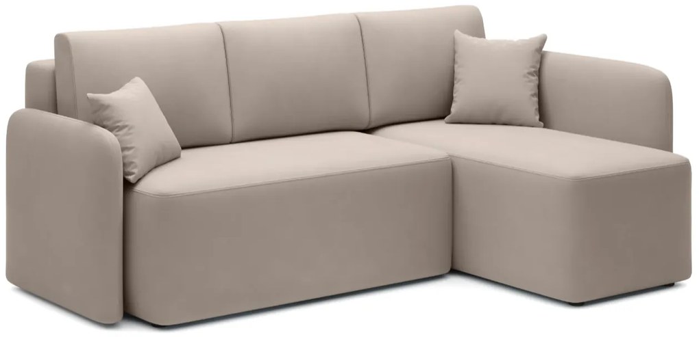 PROMOCJA Beżowy narożnik HADSON - prawy róg II jakość