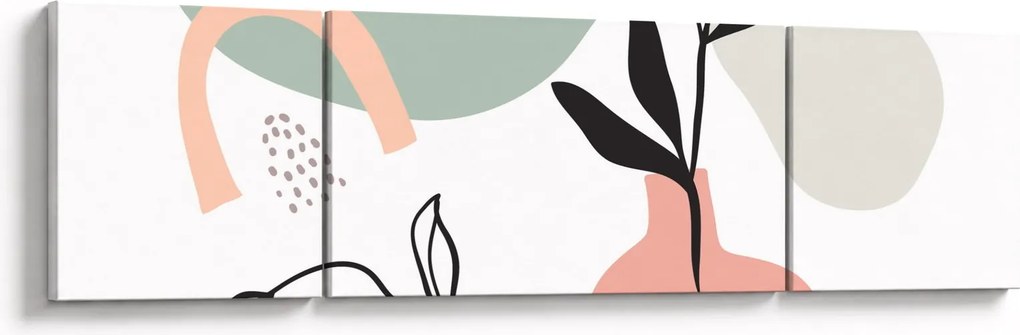Obraz - Kwiaty w wazonie N⁰3 (170x50 cm)
