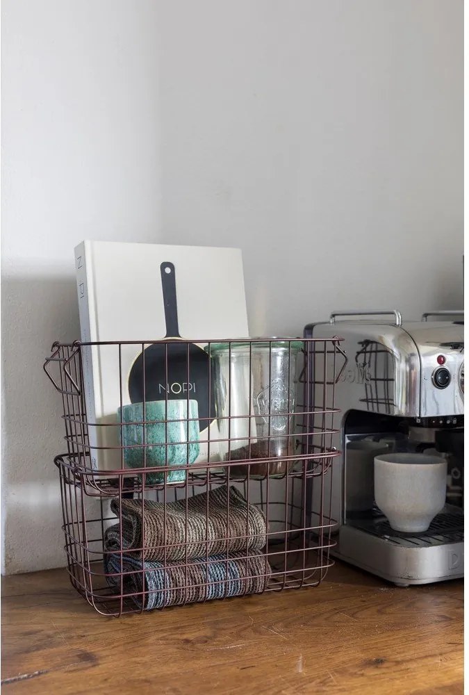 Metalowy koszyk druciany 31x16,5x16 cm Store-It – Mette Ditmer Denmark