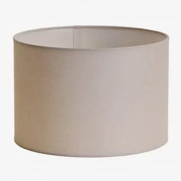 Arlina Abażur Do Lampy Z Tkaniny Jasnoszary Taupe & Ø30 Cm - ↑25 Cm - Sklum