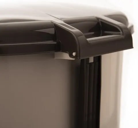 Orion Kosz na śmieci z pedałem 30 l, kawowobrązowy, 30 l