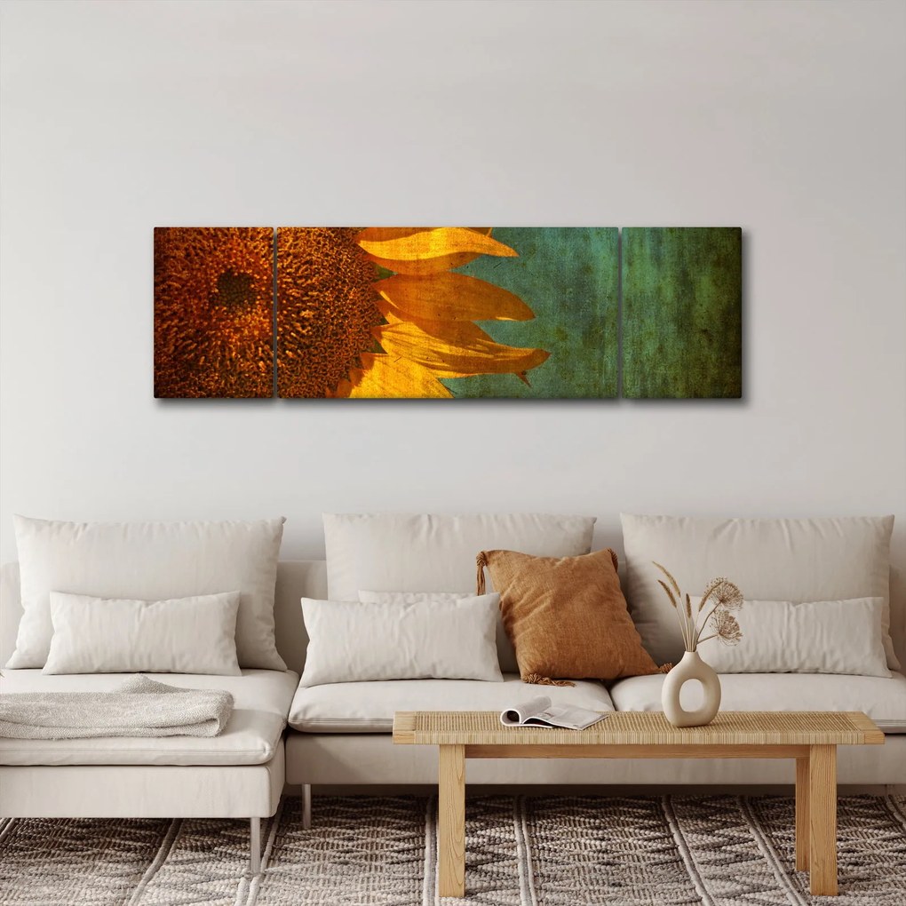 Obraz - Słonecznik (170x50 cm)