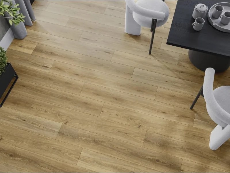 Mexen Sanford próbka paneli winylowych SPC 6,5 mm, podkład IXPE 1,5 mm, 4 V-Fuga, Dąb - F1059-S