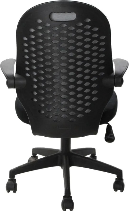 Obrotowe krzesło młodzieżowe Flip, kolor czarny