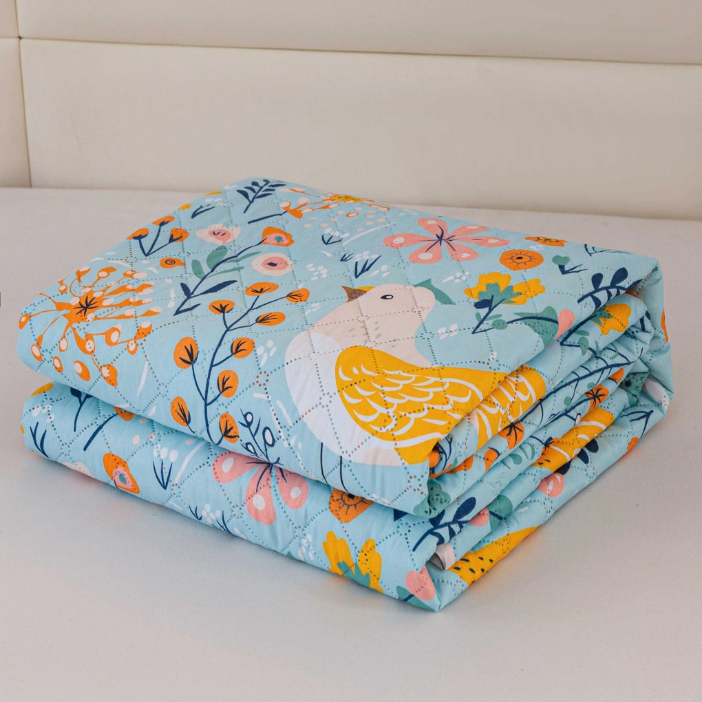 Narzuta na łóżko SPRING TWEET, kolorowy Rozmiar: 170 x 210 cm