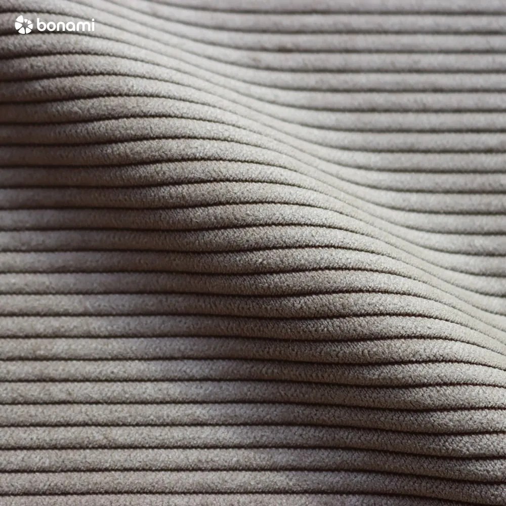 Szarobrązowe tapicerowane łóżko dwuosobowe ze schowkiem i stelażem 160x200 cm Myra Bold – Bonami Selection
