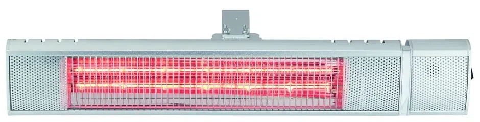 Elektryczny ogrzewacz ścienny w kolorze srebra ENDERS Madeira
