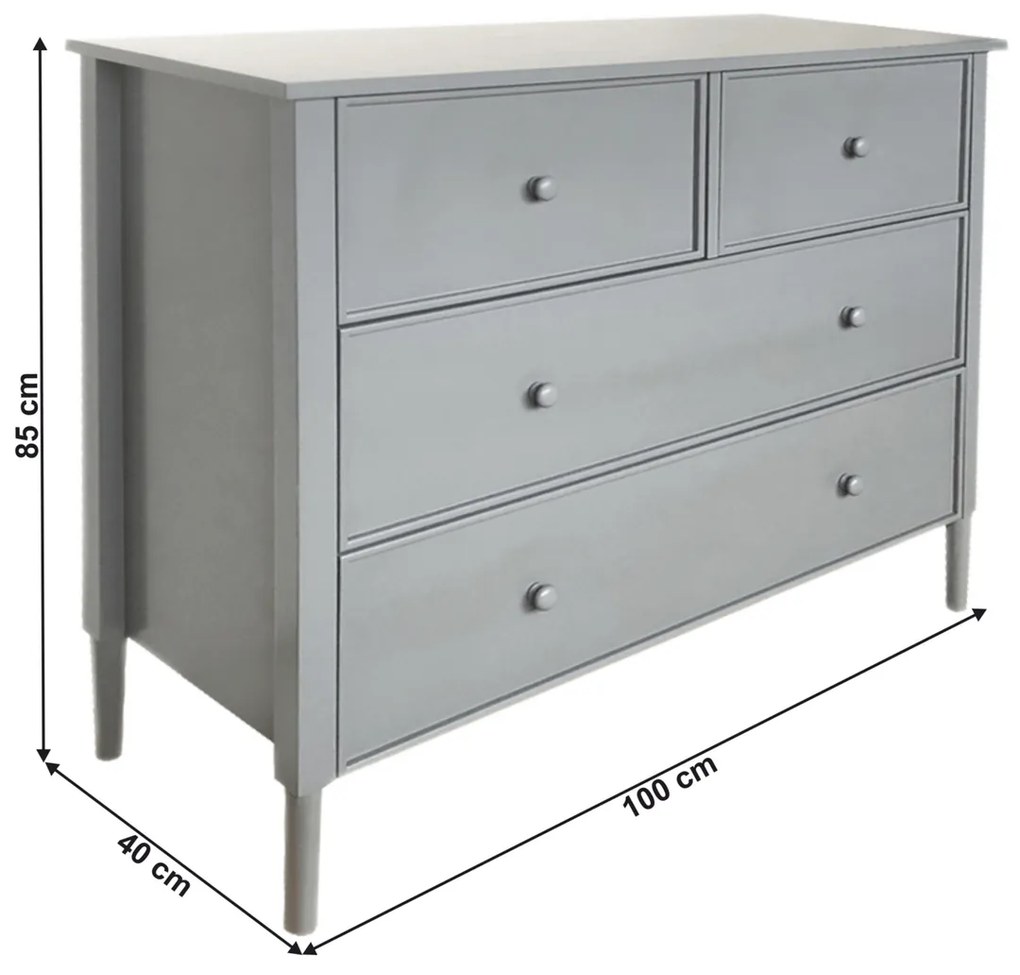 Komoda AVIELA, szary
