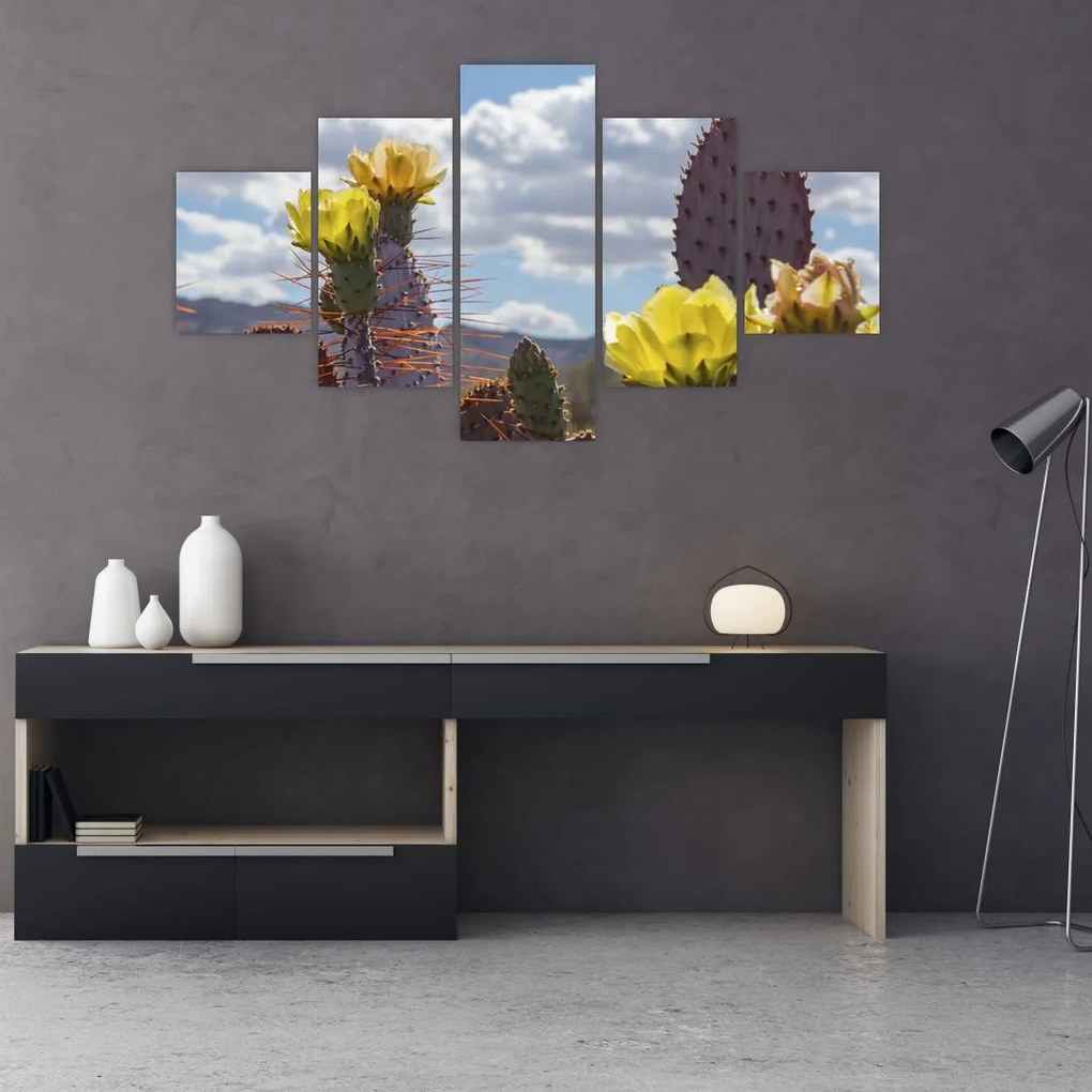Obraz opuncji (125x70 cm)