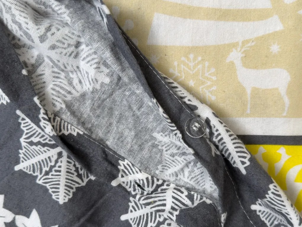 PrzytulneMieszkanie.pl PrzytulneMieszkanie.pl Flanelowa pościel CHRISTMAS TIME kolorowa Rozmiar pościeli: 2 szt 70 x 90 cm | 200 x 220 cm