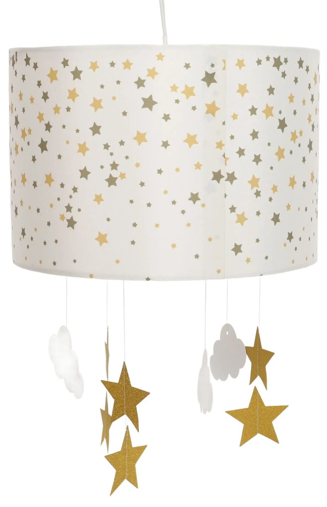 Lampa do pokoju dziecięcego CLOUD, gwiazdki, Ø 30 cm