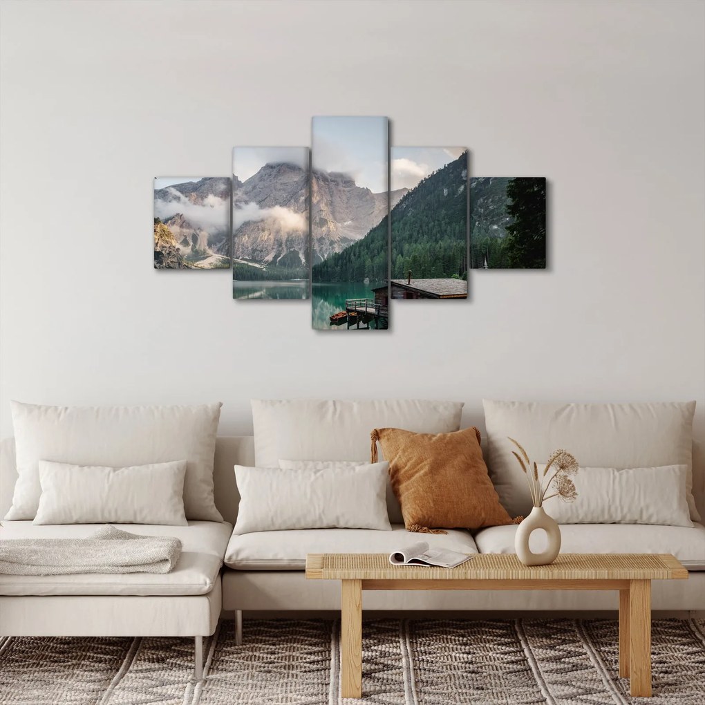 Obraz - Lake Prags (125x70 cm)