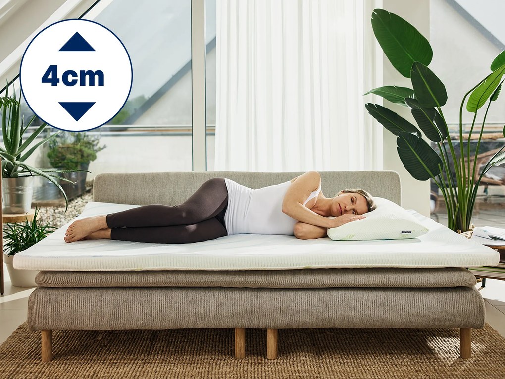 Materac Nawierzchniowy Aloe Vera Vitalis 2 w 1 4CM 70x190 cm