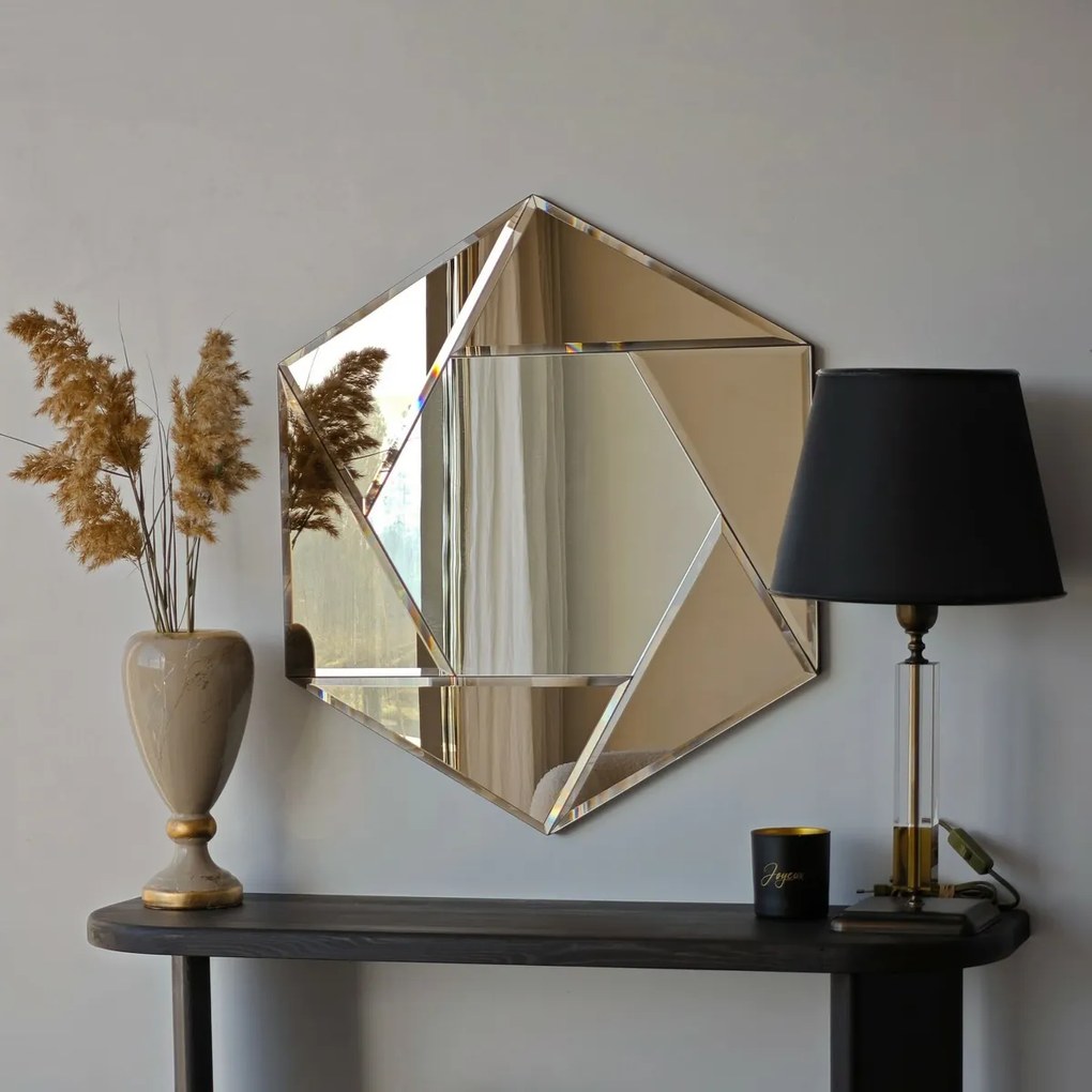 Lustro Status Bronze 60 x 70 cm
